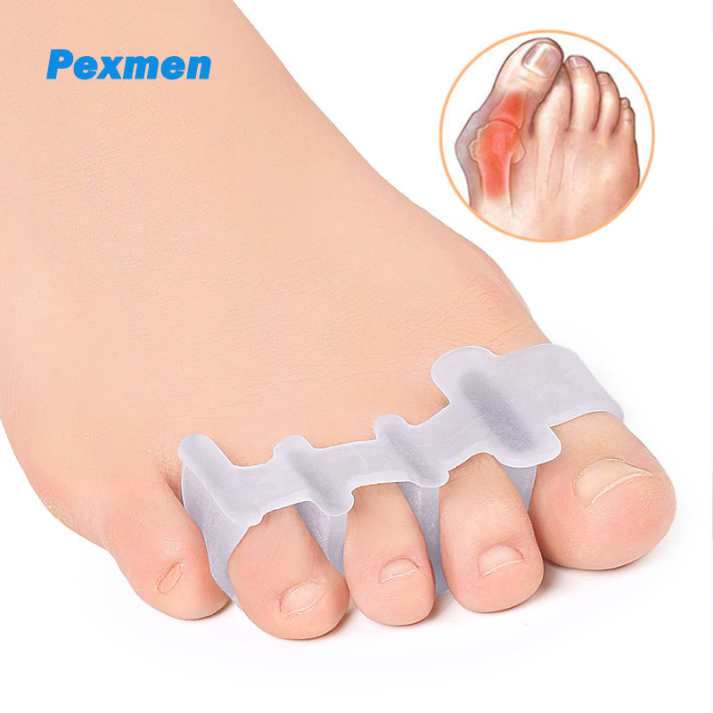 Best of Pexmen 2 / 4Pcs Gel Toe Separators Toe Protector Spacers To Correct Bunion Plantar Fasciitis Claw Overlapping And Hammer Toes Reviews & Tips