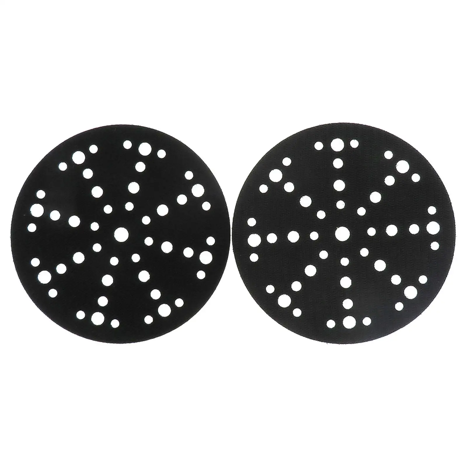 2 Pieces Replace Part Polishing Backing Pads 6in 48 Holes for Woodworking