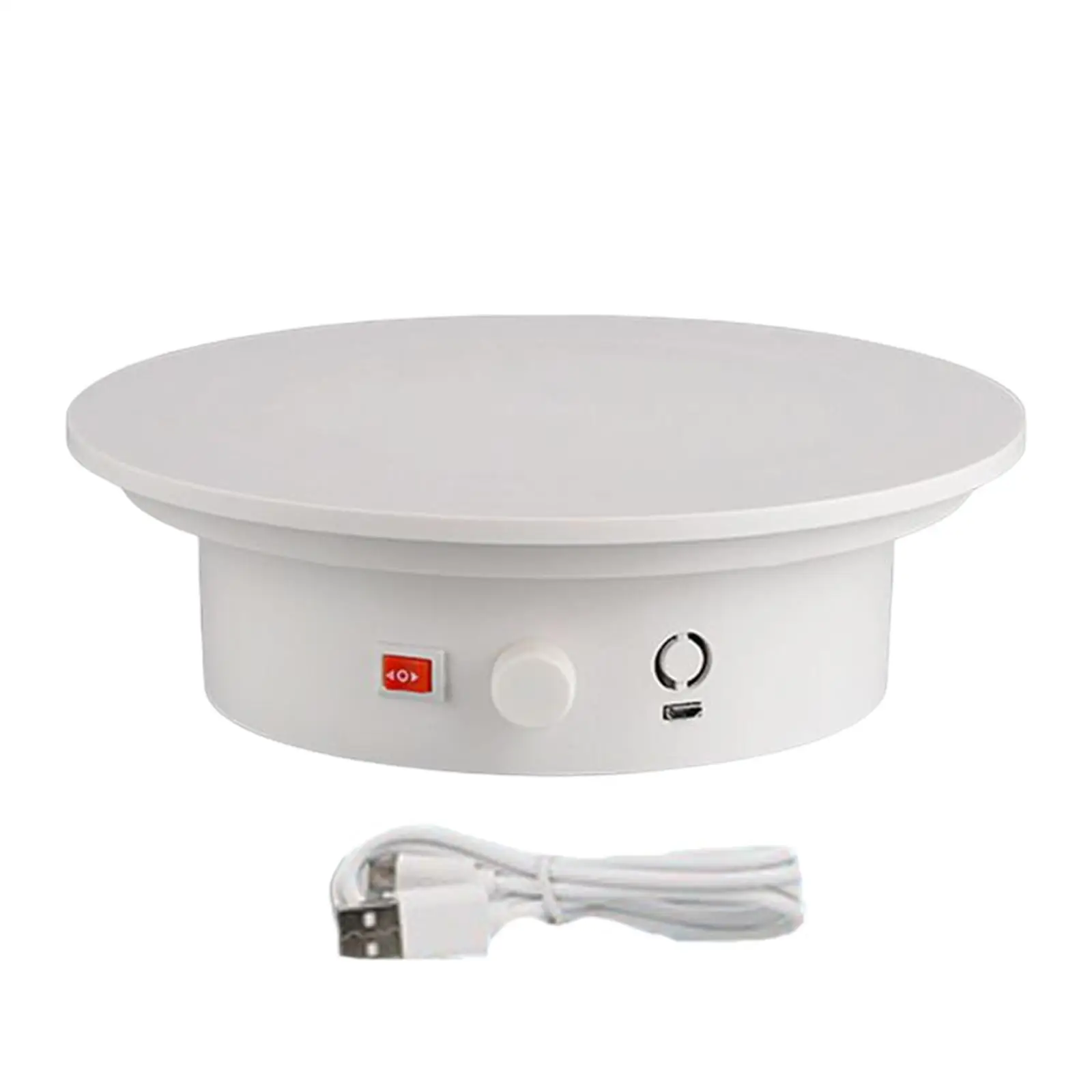 360 Degree Rotating Display Stand 200mm Display Table 15kg Load for Cake