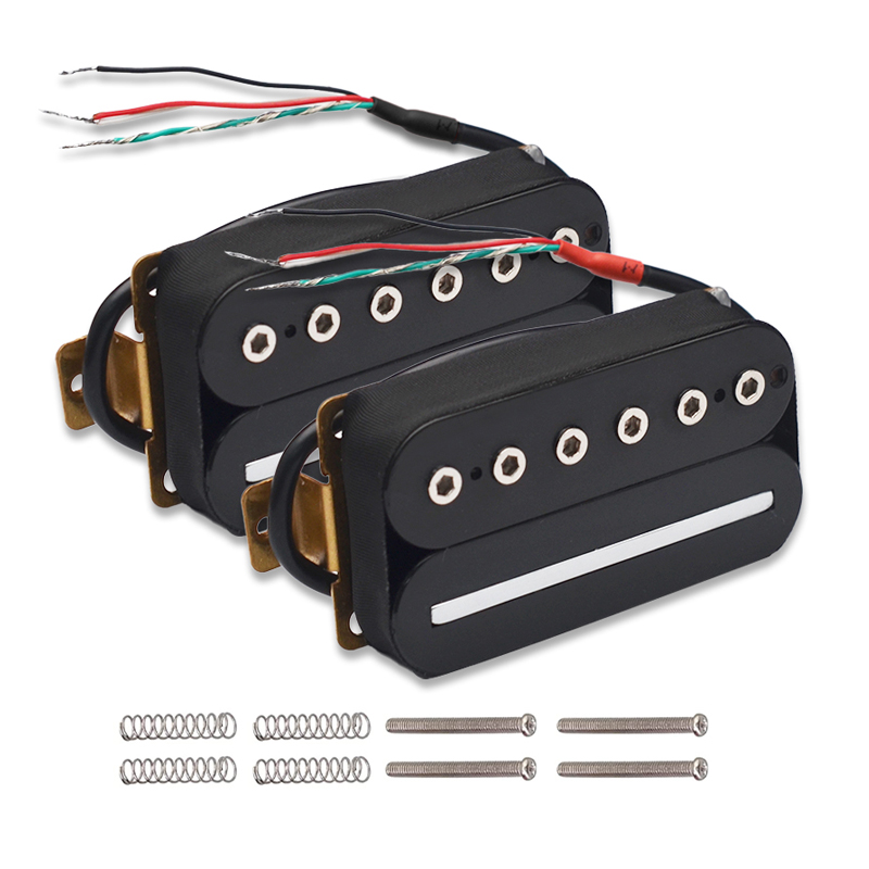Description Picture 5 of item4 Conduct Cable Coil Splitting Electric Guitar Humbucker Blade Hex Screw Adjusting Dual Coil Guitar Pickup