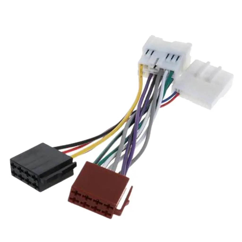 Home Car Auto ISO Wiring Harness Adaptor for   2  3