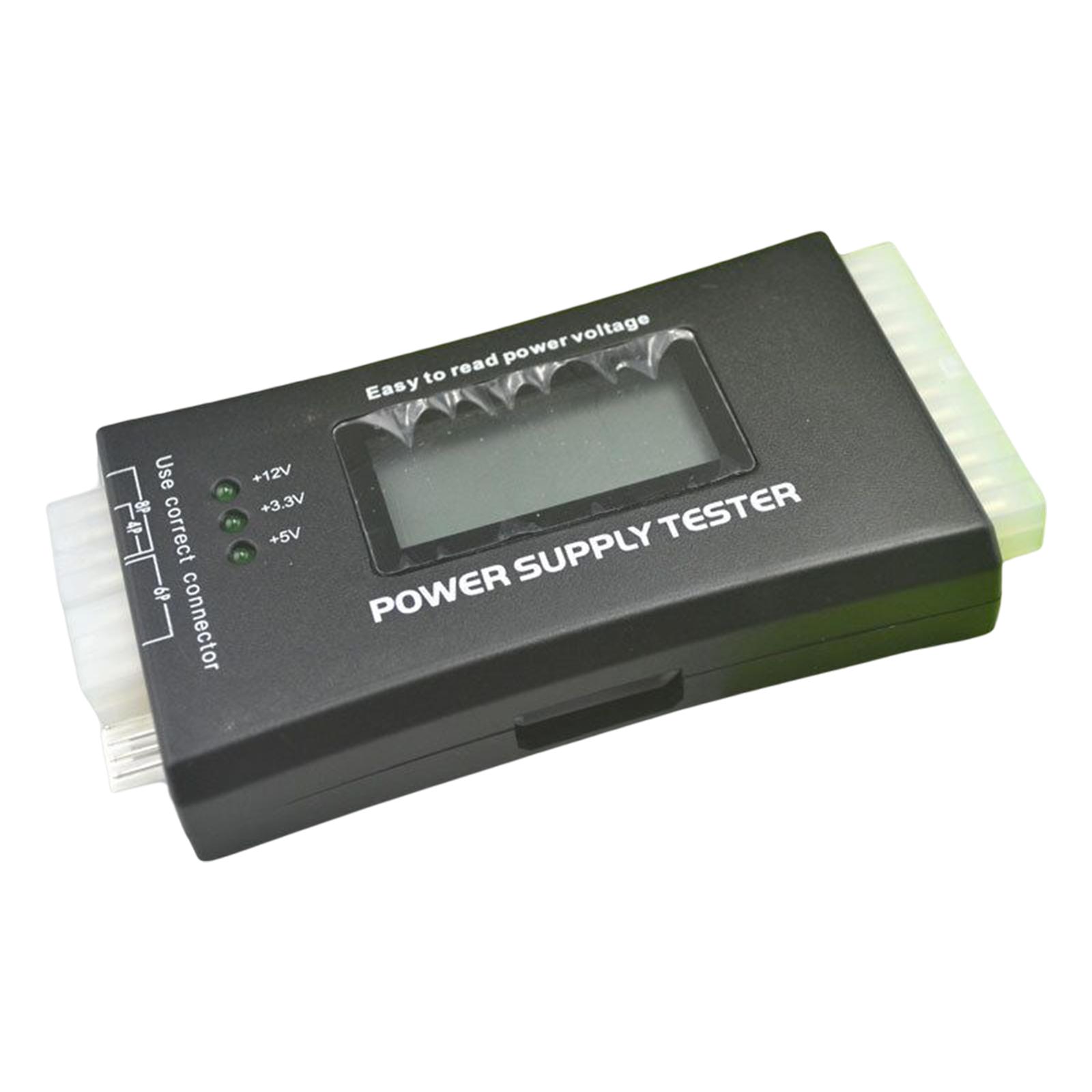 LCD Power Supply Tester Digital LCD Display Power Measuring Tool for TFX