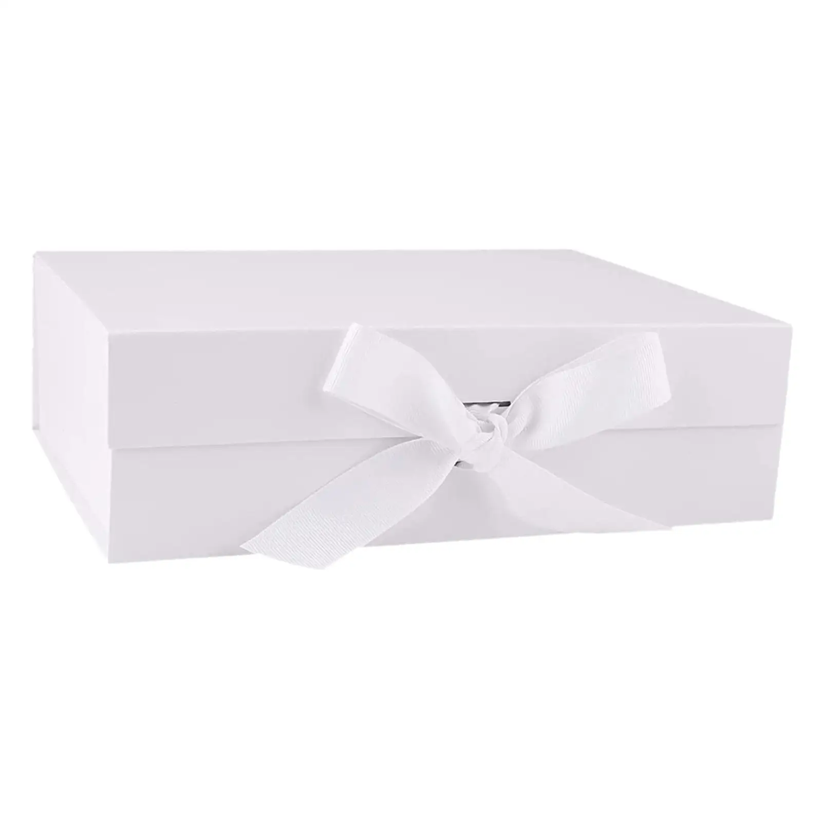 Gift Box with Ribbon Easy Assemble Reusable Large Storage Box for Wedding Keepsake Bridemaid Gifts Birthday Party Cupcake Boxes