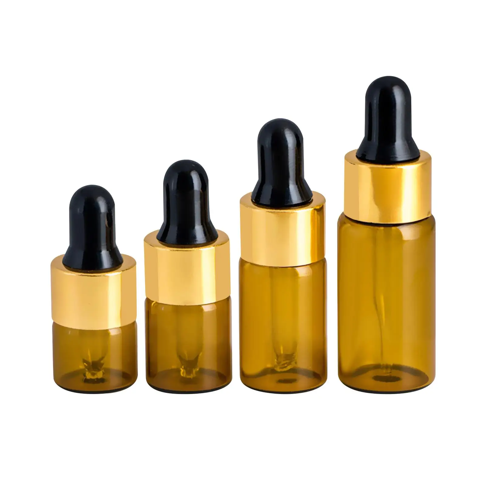 20Pcs Dropper Bottles with Glass Eye Dropper Mini Refillable Leakproof Essential Oil Bottle Glass Bottle for Body Oils Liquids