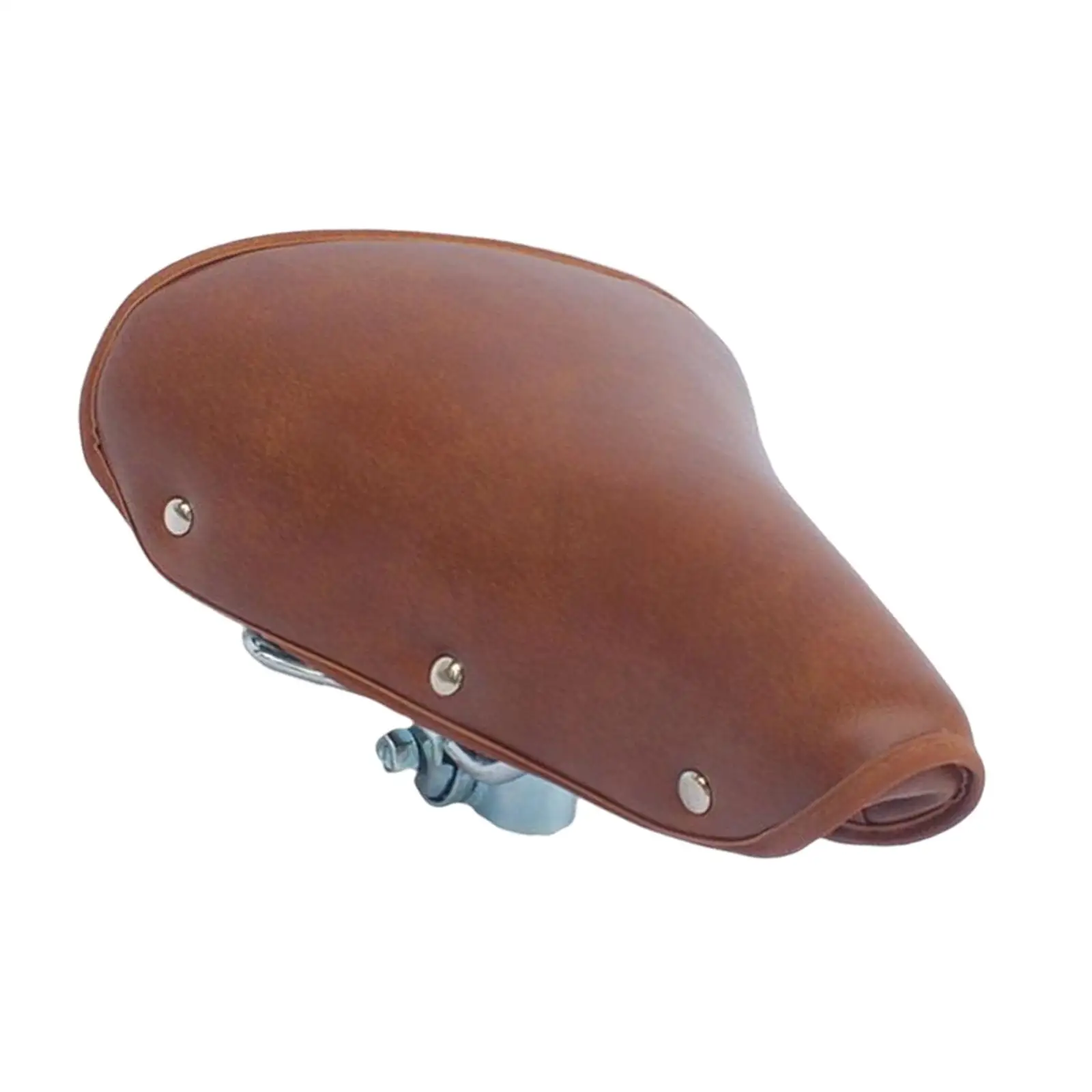 Retro Bicycle Saddle Shockproof Cycling Accessories Road Mountain PU Leather