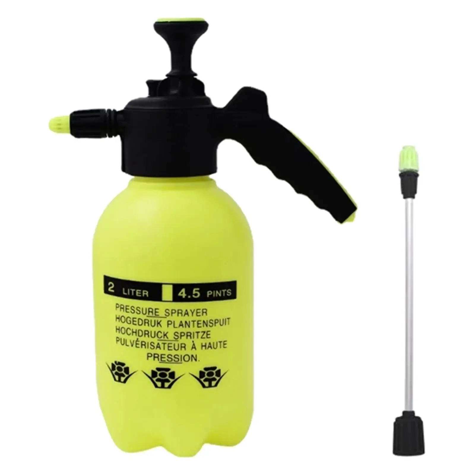 Multipurpose Garden Pump Sprayer with Adjustable Nozzle Pressure Sprayer Bottle for Gardening Cleaning Windows Watering
