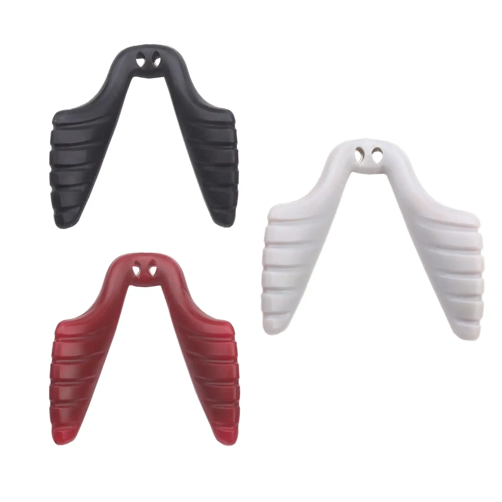 Glasses Nose Pad for Riding Cycling Eyeglass Frames Lightweight with Double Holes U Shaped Soft Stick On Nose Pad for Spectacles