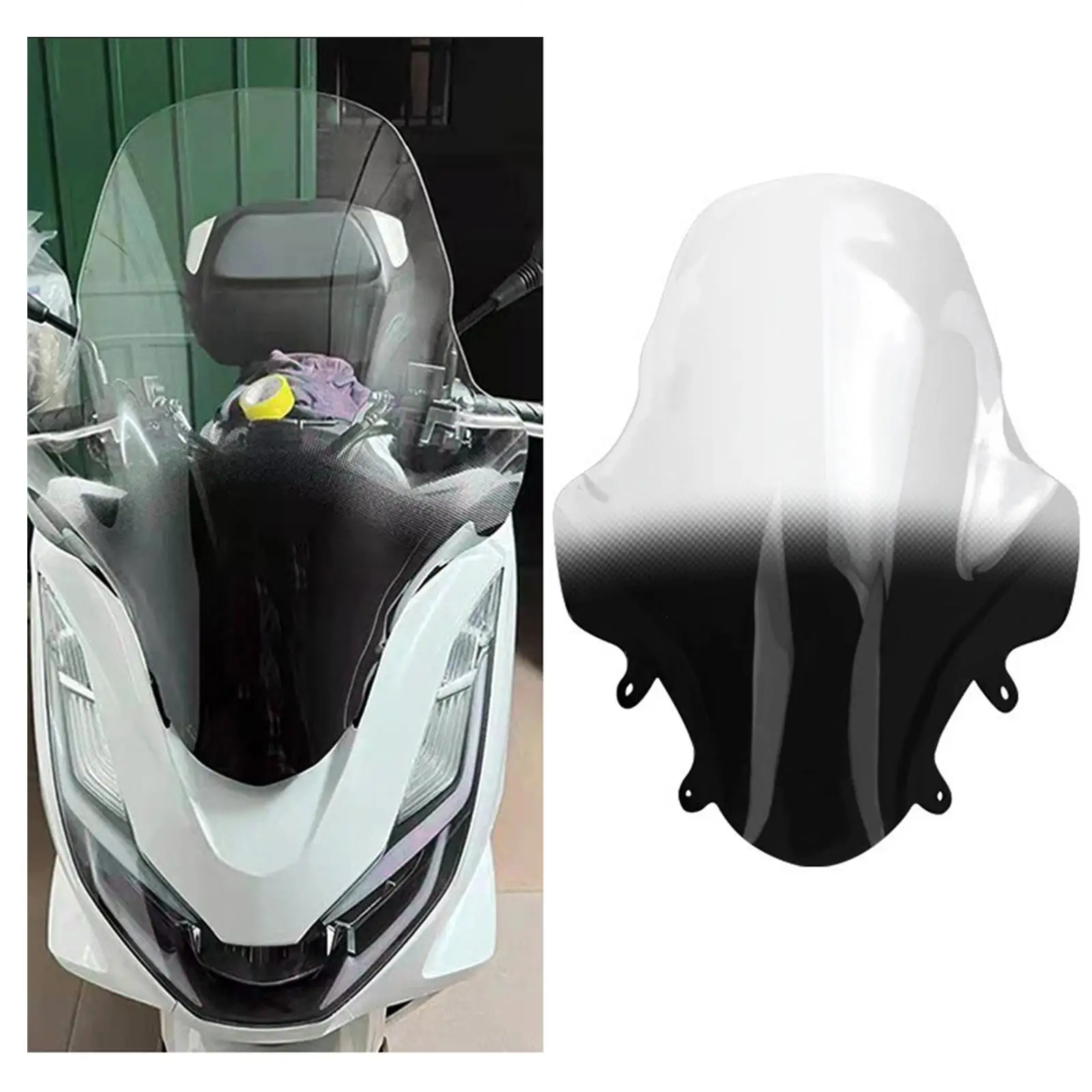 Motorcycle Windscreen Anti Scratch Screen Windshield Deflector Protector for Honda Pcx160 2022