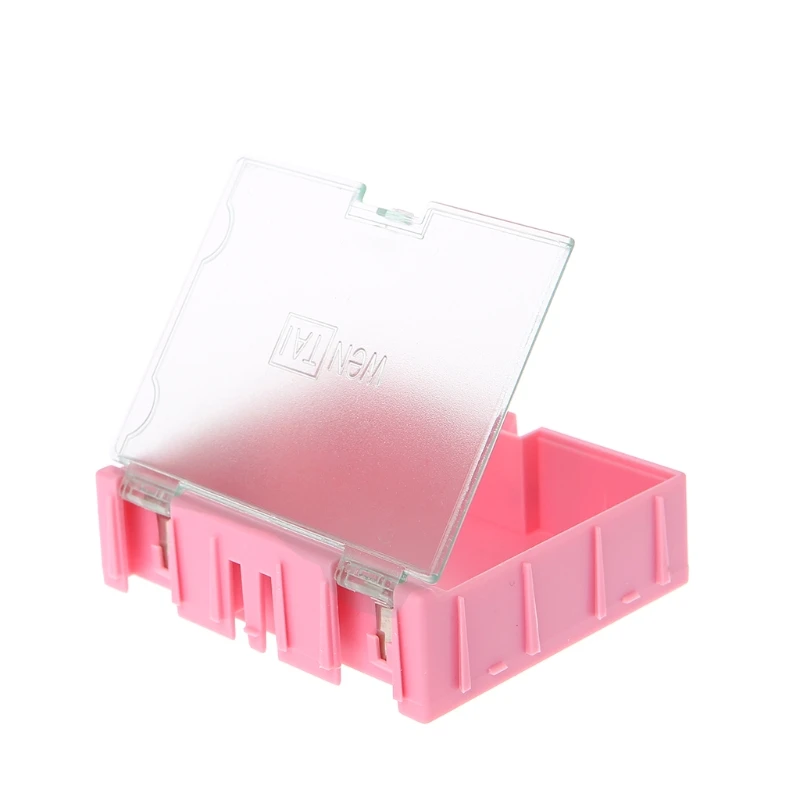 Mini SMD SMT Electronic Box IC Electronic Components Storage Cases 75x63x21mm mini tool bag