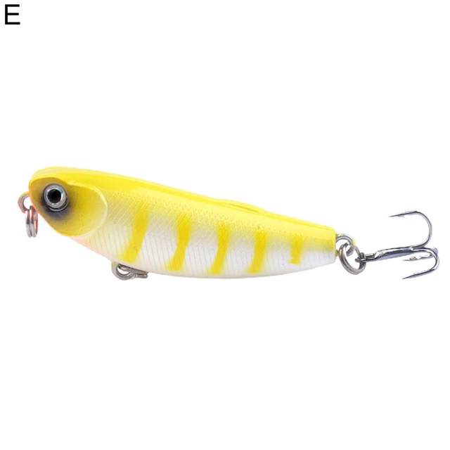 Mightlink 5.7cm/4.8g Bionic Bait 3D Eyes Sharp Hook Suitable for All Water  Bodies Realistic Pencil Fishing Lure Water Dogs Hard Lures for Outdoor 