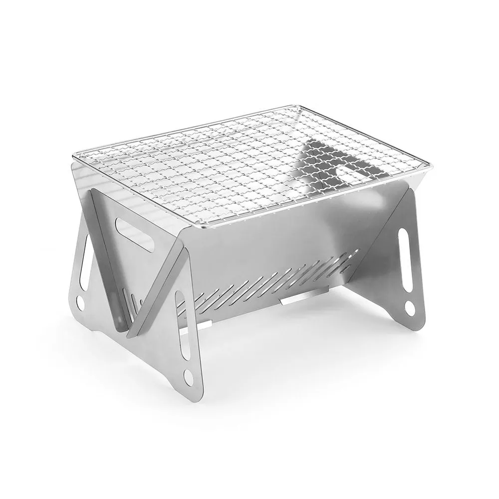 Title 24, Stainless Steel Outdoor Portable BBQ Camping Gr...