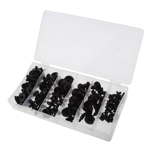 Nylon Pry Rivet 80Pcs Screw Rivet  Fastener For Motorcycle