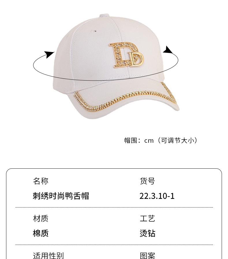 Title 3, New Women Hat Double D Decoration Shiny Basebal...