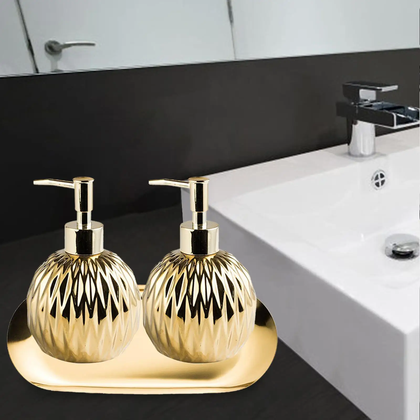  Soap Dispenser Massage Oils Body Wash for Restroom Hotel Home