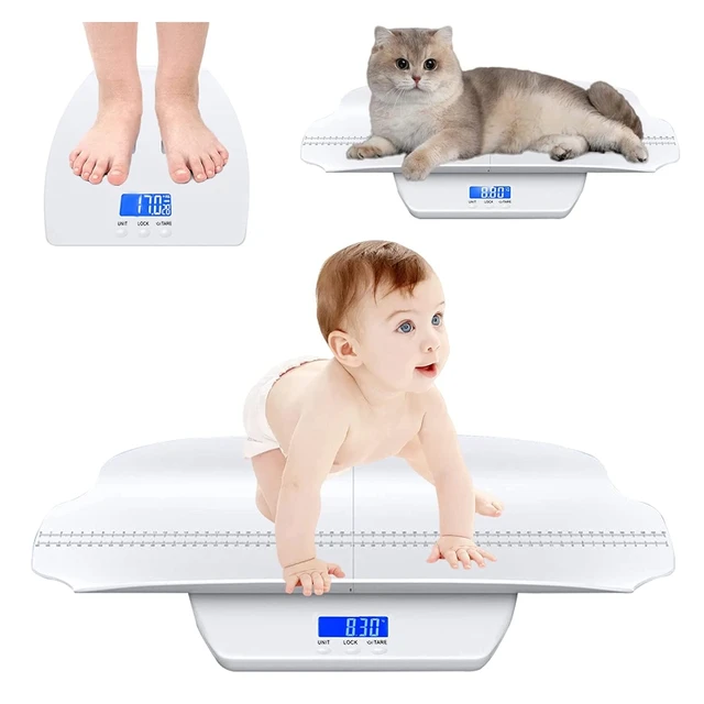 Pet Scale Baby Digital Scale Sturdy Weight Scale lb/kg/oz Mode LCD Display  Scale with Weighing Tray Tare Hold Function - AliExpress