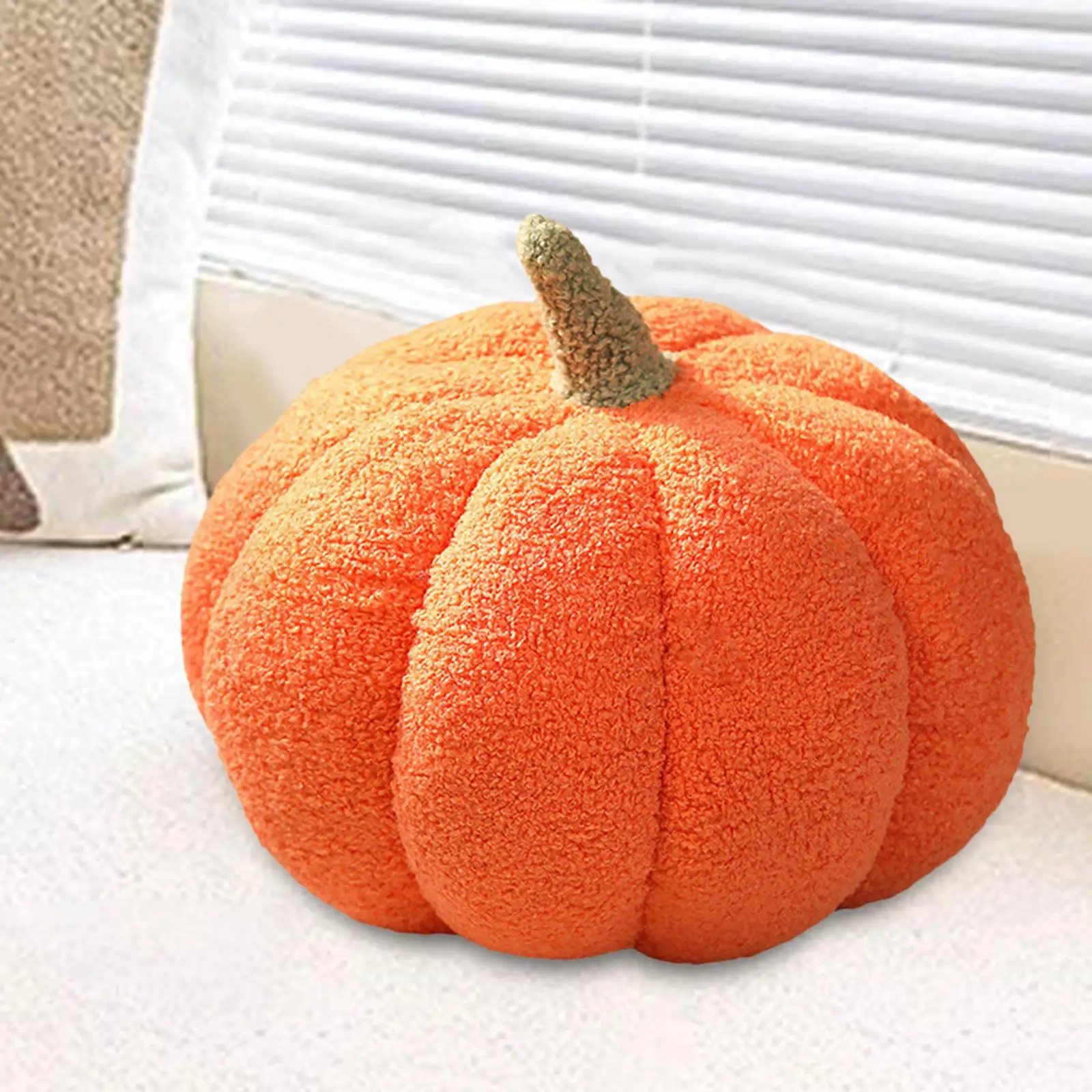 Halloween Pumpkin Pillows Soft Plush Toys Halloween Home Decoration Cute 3D Shaped Cushion for Car Couch Room Decor Bed
