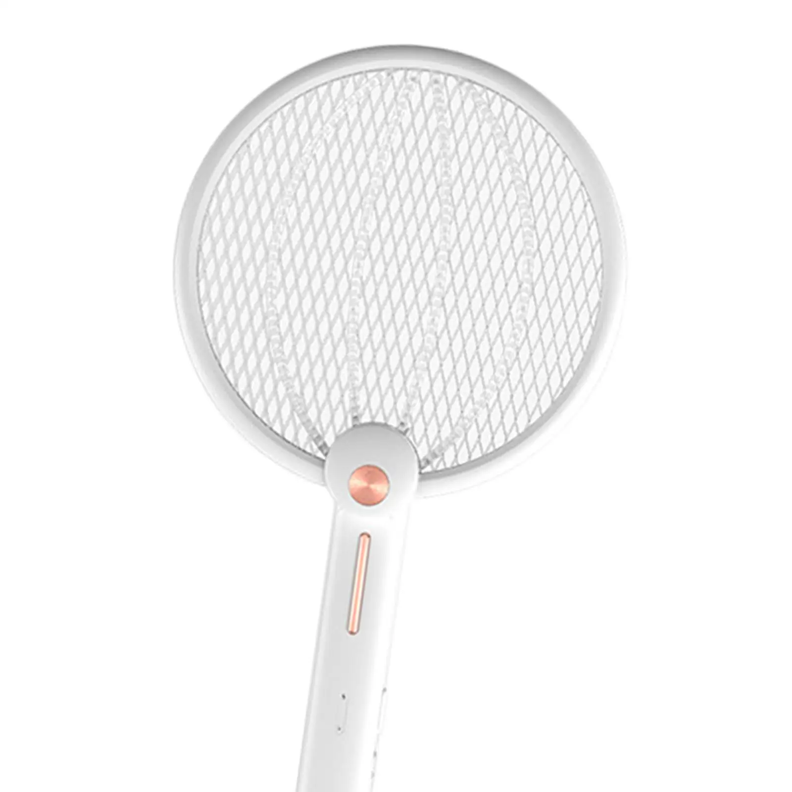 Fly traps Lamp with 3 mesh Handheld 2 in 1 USB Folding Electric Fly Swatter Racket for Summer Indoor Home Office Outdoor