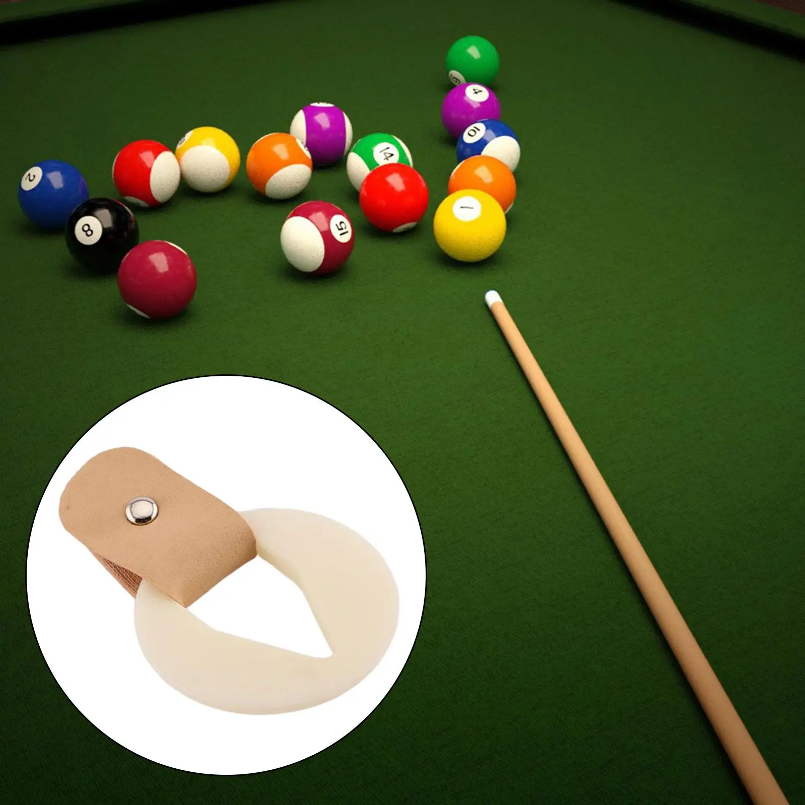 Billiard Snooker Pool Cue Tip Clamp Pool Cue Maintenance Cue Stick Tip