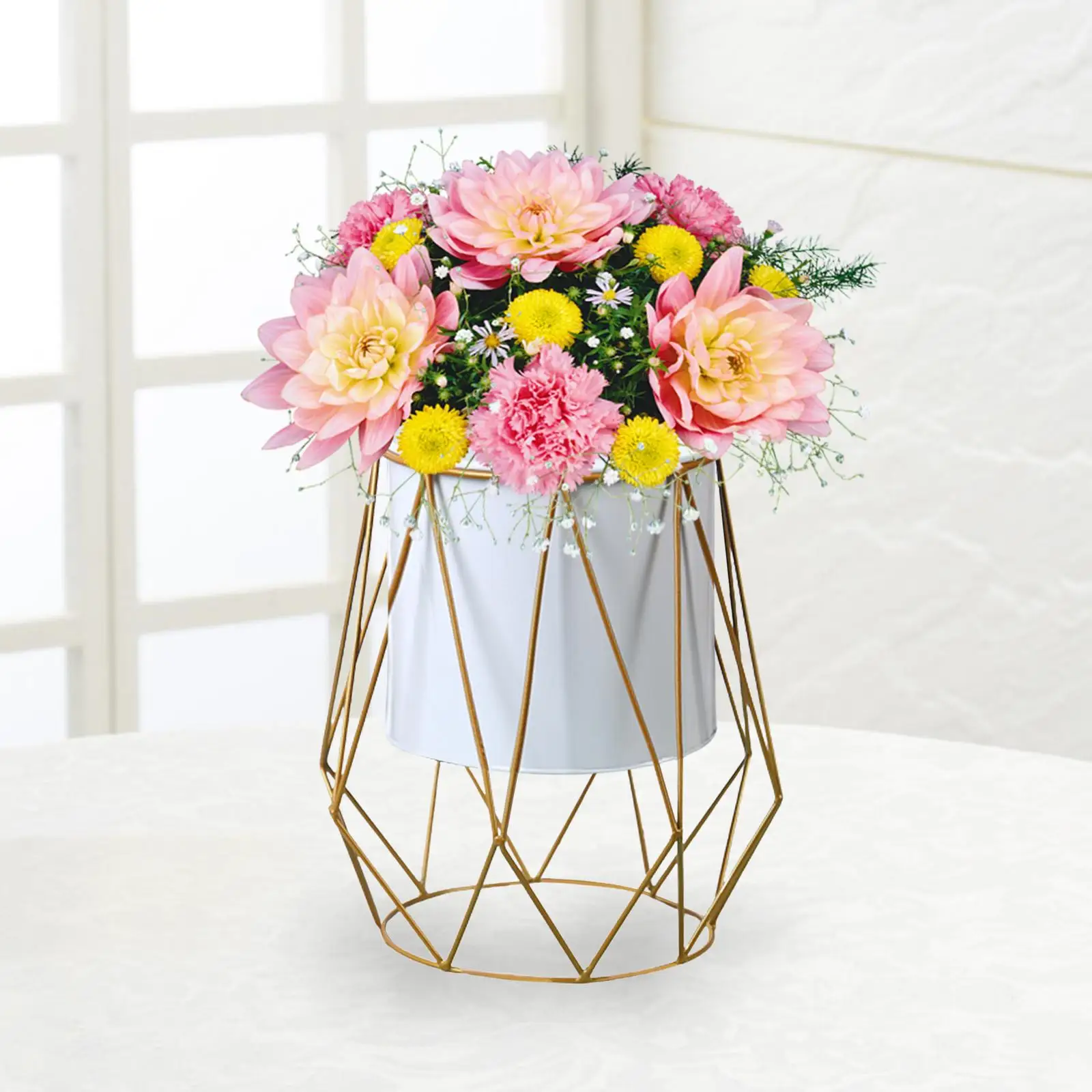 Metal Planter Stand Props Tables Flower Pot Holder for Wedding Party Home