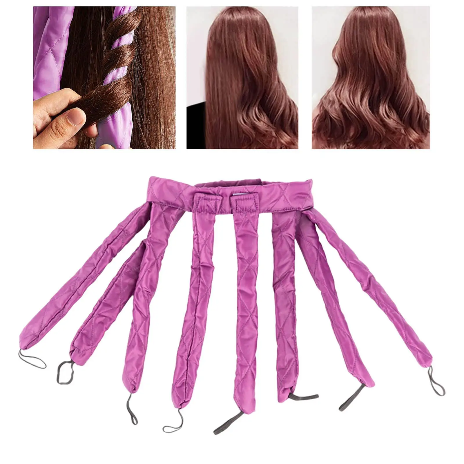 Heatless Hair Curler Hair Styling Tool Sleep Overnight Curls No Heat Curling Rod Headband Wave Hair Curler Natural Curls