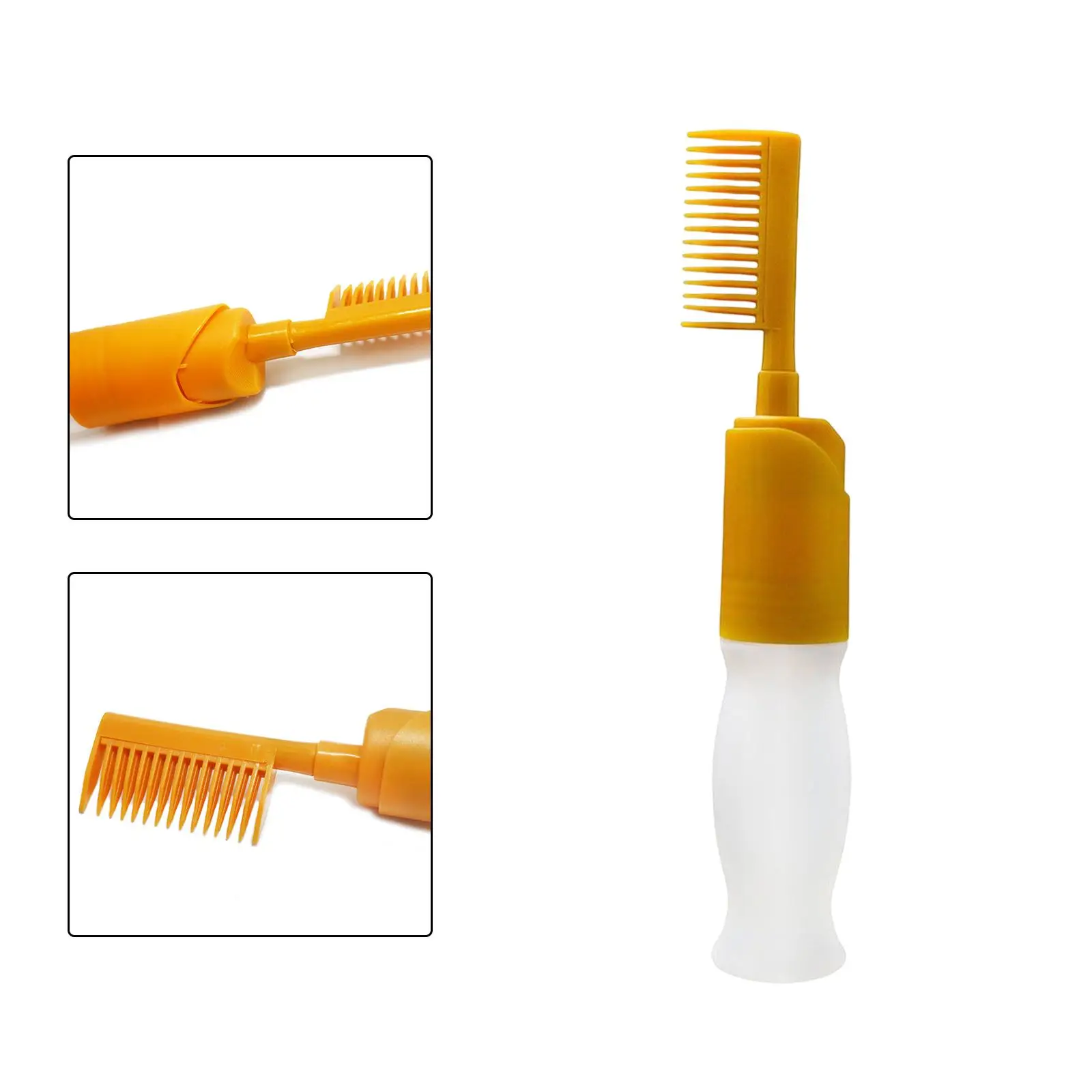 Comb Bottle 110ml Hair Coloring Dyeing Dispensing Bottle Hair Dye Container Perming Tools  Treatment