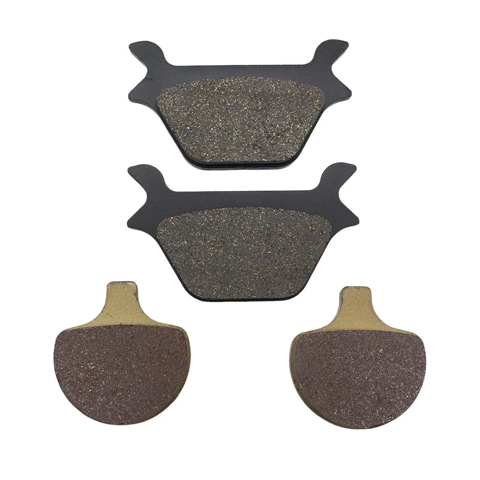 4 Pieces Front Rear Brake Pads Professional High Strength for Softail Springer