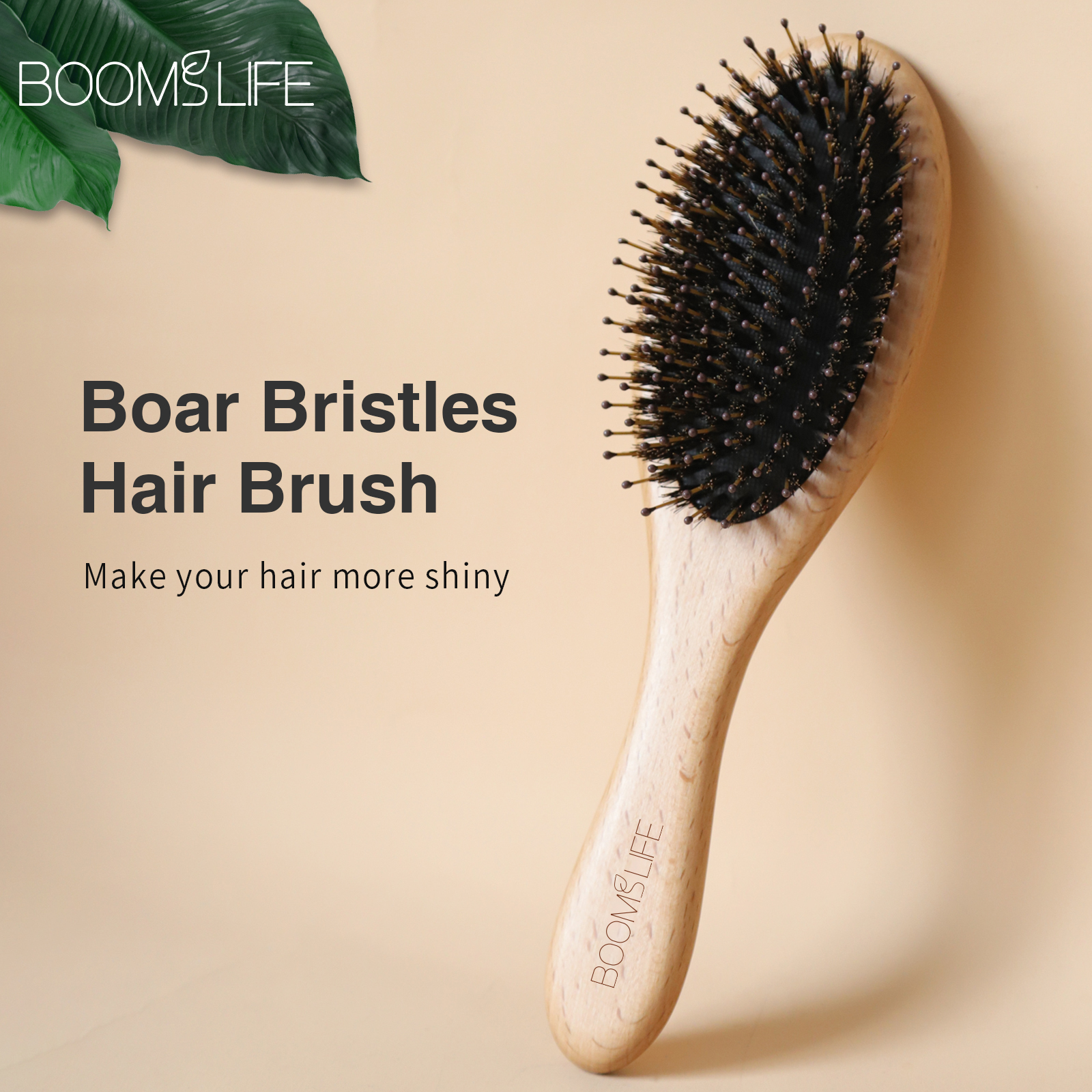 Best of Boar Bristle Hair Brush Women Combs For Hair Anti-Static Scalp Massage Comb Wood Hair Brush For Curly Thick Long Hair Detangler Reviews & Tips