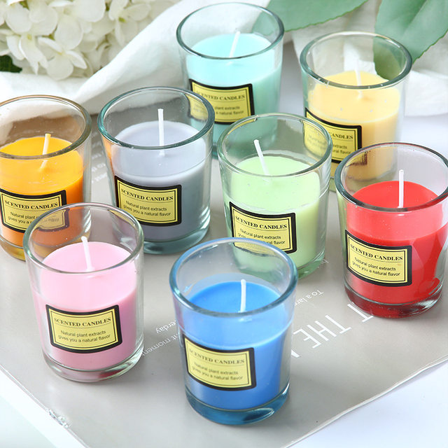 Candle Jars Decor Valentine's Day Smokeless Soybean Wax