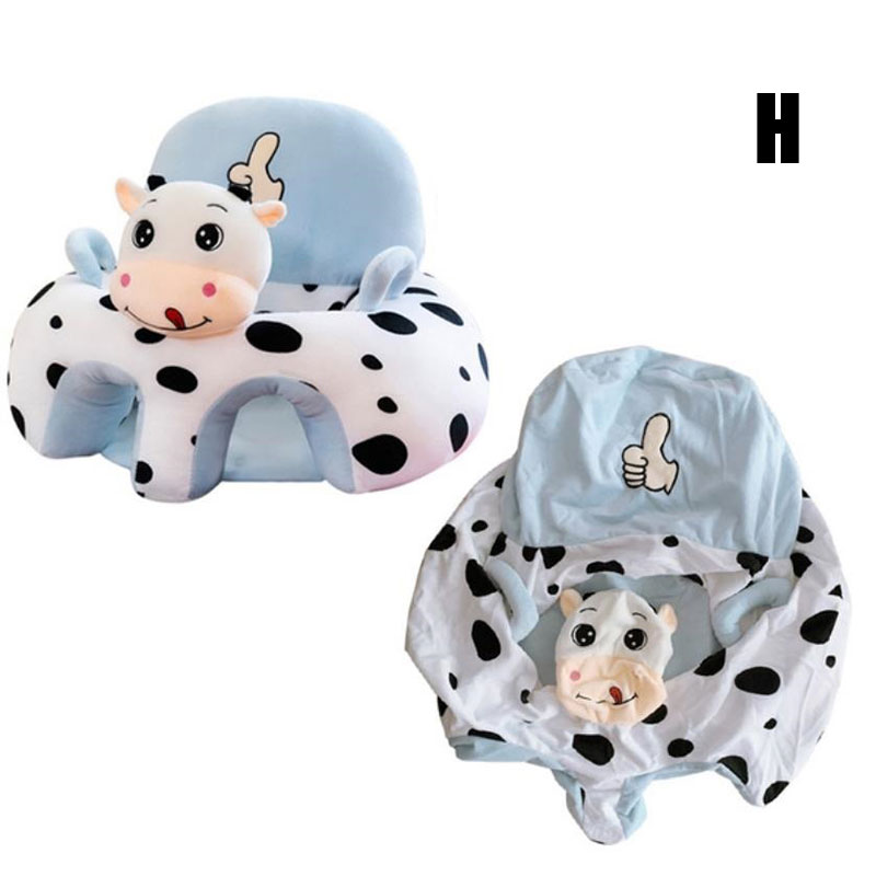 1PC Baby Learning Sitting Seat Support Seat Cover Washable Without Filler Cradle Sofa Chair Without Cotton(Sitting Chair Cover!)