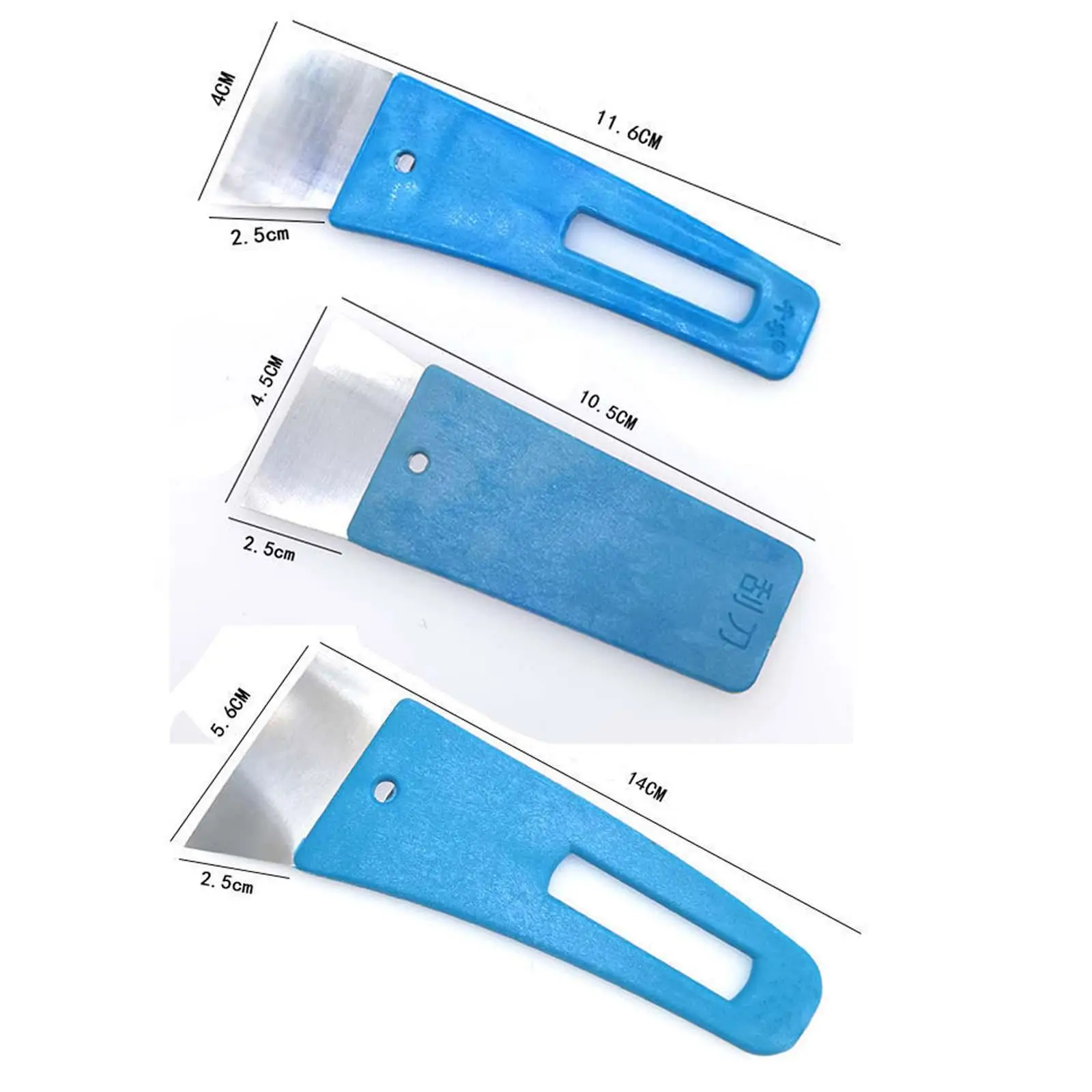 3 Pieces Car Window Film Scraper Squeegee Set Pushing Out Bubble Lines Improving Efficiency Cleaning Durable Comfortable Grip