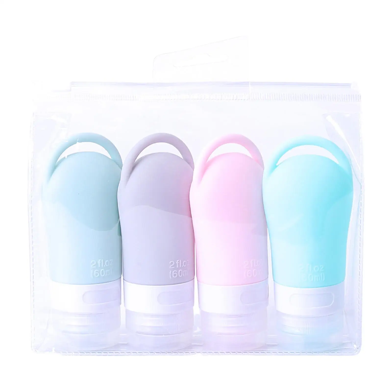 Silicone Travel Bottle Portable Refillable for Body Wash Soap Home Use