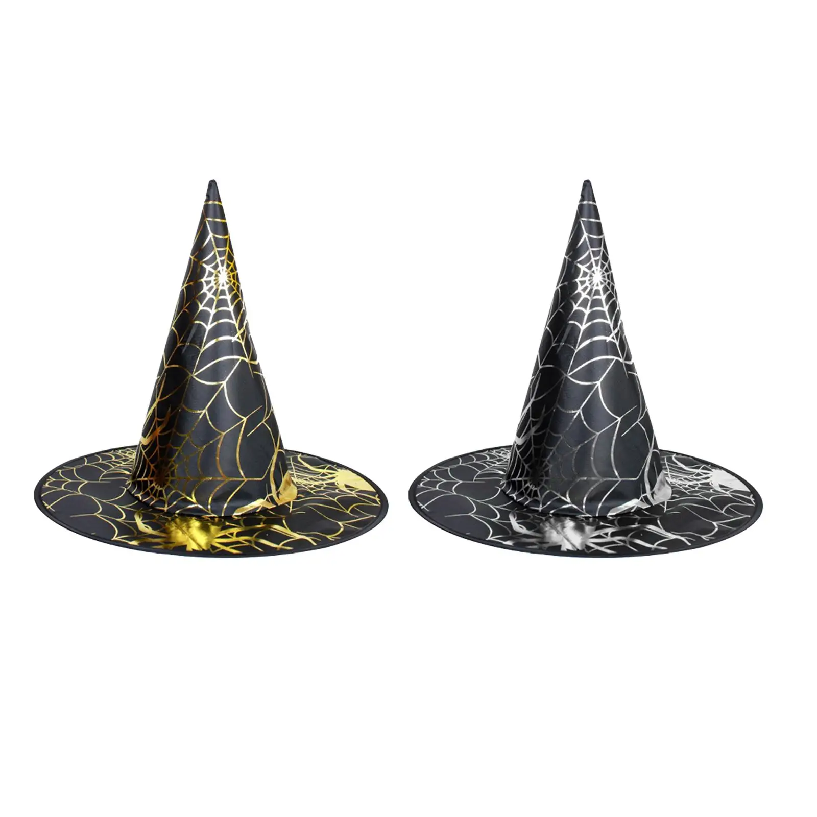 Witch Hat Fancy Dress Masquerade Creative Costume Accessory Show Pointed Hat for Kids Adult Men Women Unisex Role Play Festivals