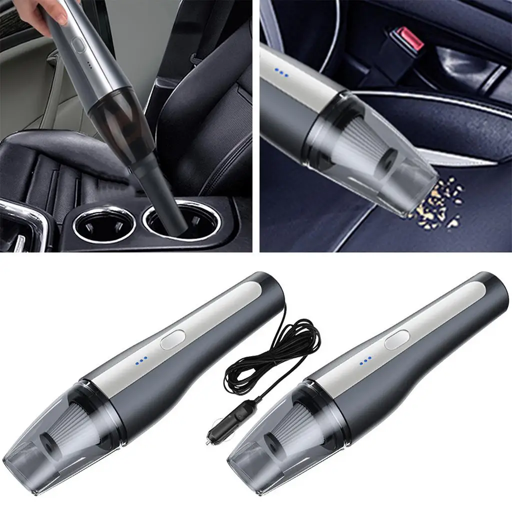 Car Vacuum Cleaner Auto Accessories Mini Three-Layer HEPA Filter 26000PM 8000PA
