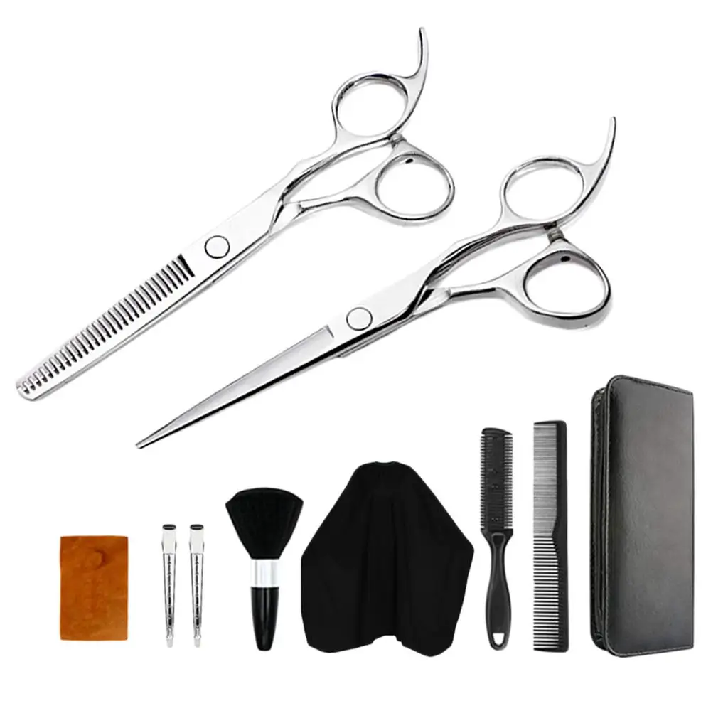 Hair Cuttingss Sets Kit w/ Cape Clips Comb