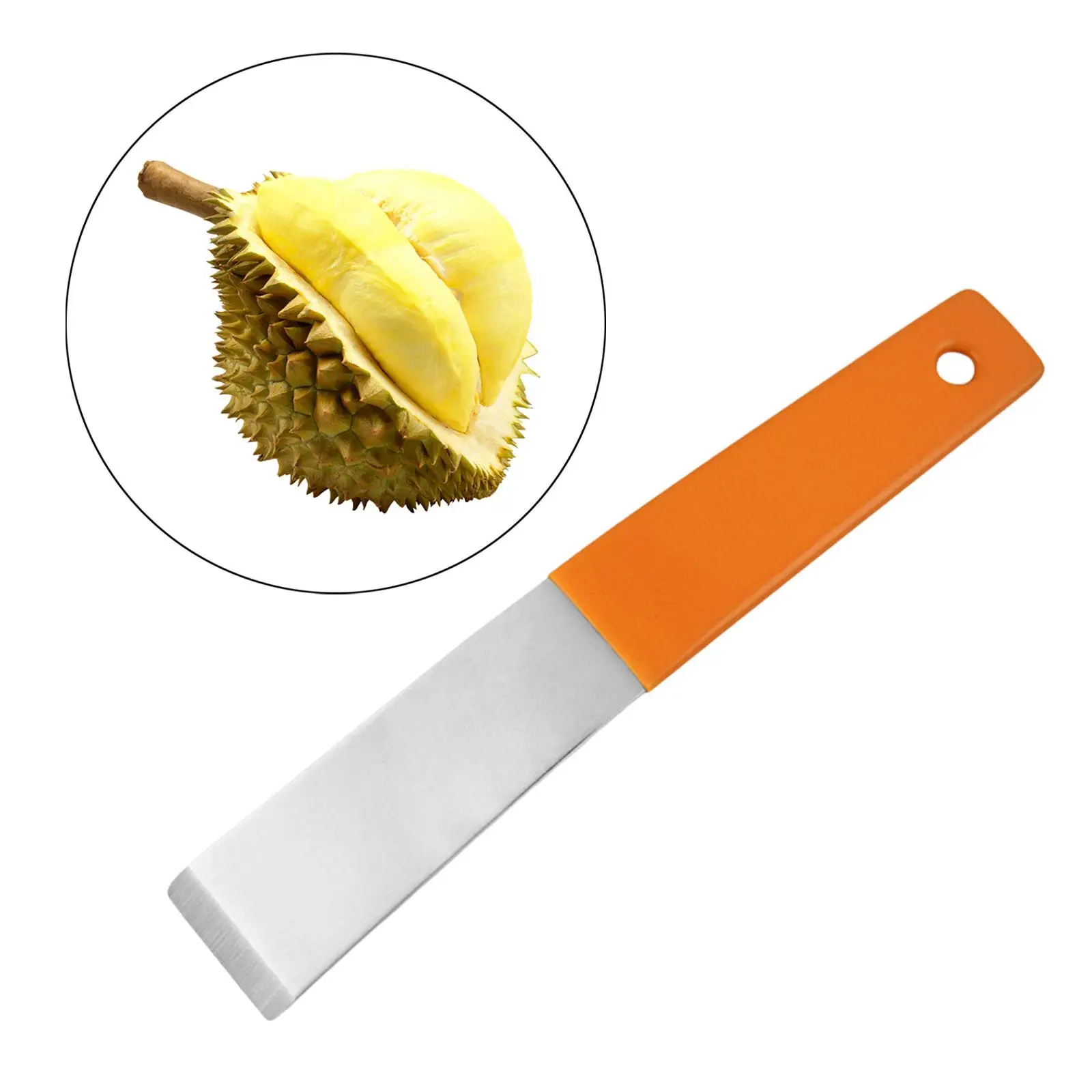 Fruit Durian Shell Opener Durable Peeling Smooth Stainless Steel Durian Opener for Camping Household Fruits Shop Gadget Utensils