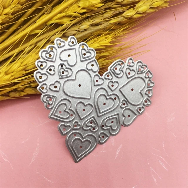 Metal Die Cuts Love Heart Cutting Dies Stencil DIY Cutting Template  Scrapbooking - AliExpress