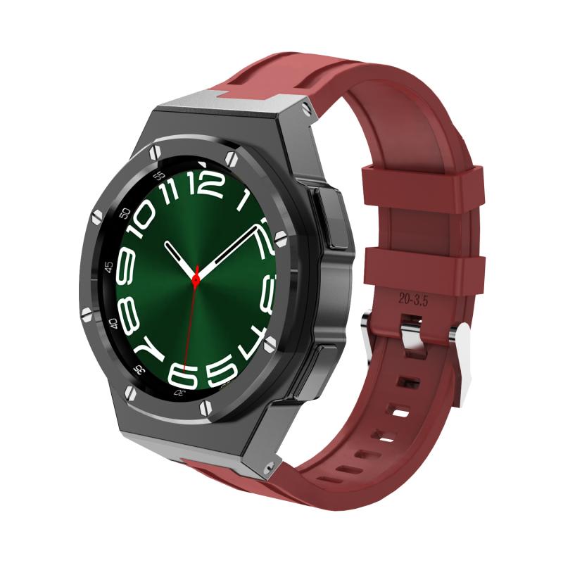Modification Kit Case For Samsung Galaxy Watch6 Classic 47mm 43mm Stainles Steel Metal Strap Bracelet Galaxy6Classic Rubber Band