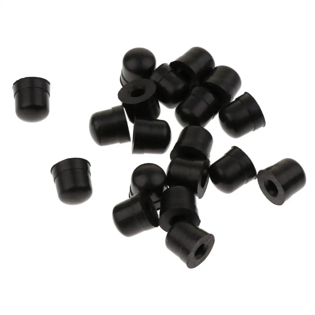 20pcs Trombone Slide Bow Rubber End Tip Bumper for Trombone Repair Accessories