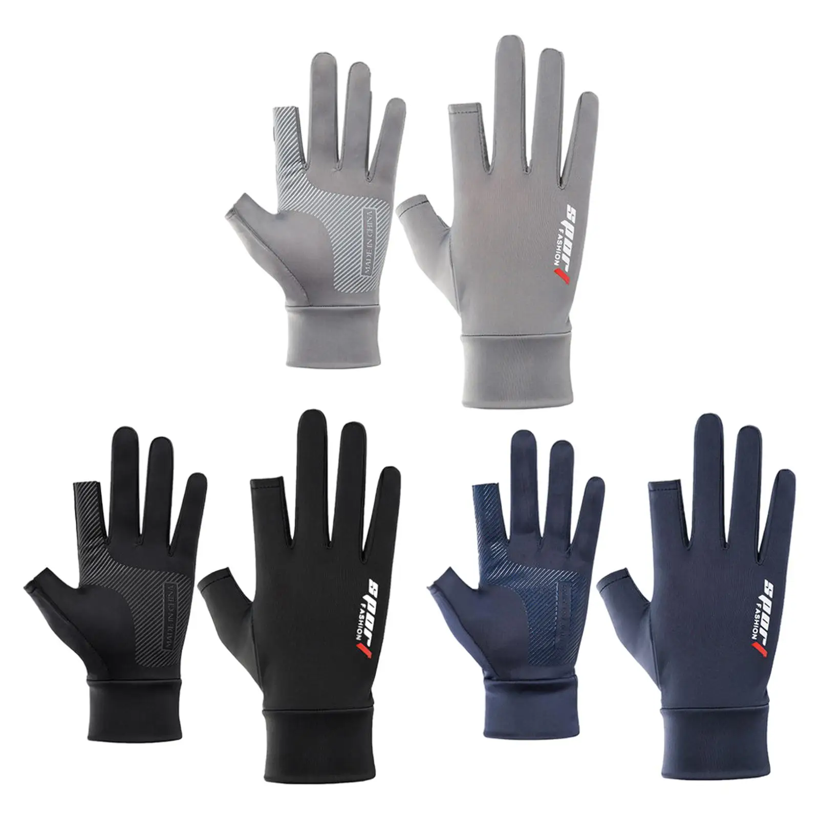 2  Bike Gloves Cycling Gloves  Full Finger Half Finger  Non- Protective for 