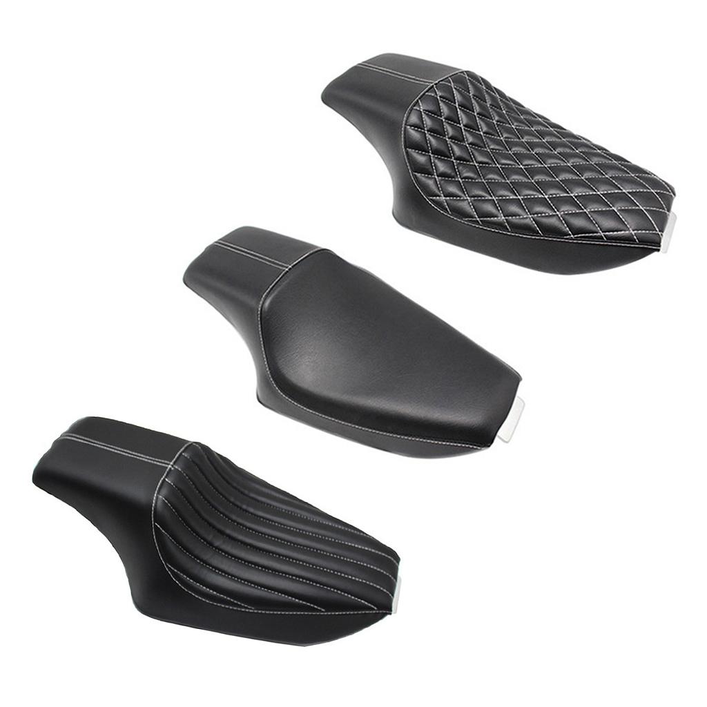 Motorcycle Cafe Racer Seat Vintage Saddle Flat Pan Retro Seat Refit For    Forty Eight  1200/883/883L/883R 2004-16