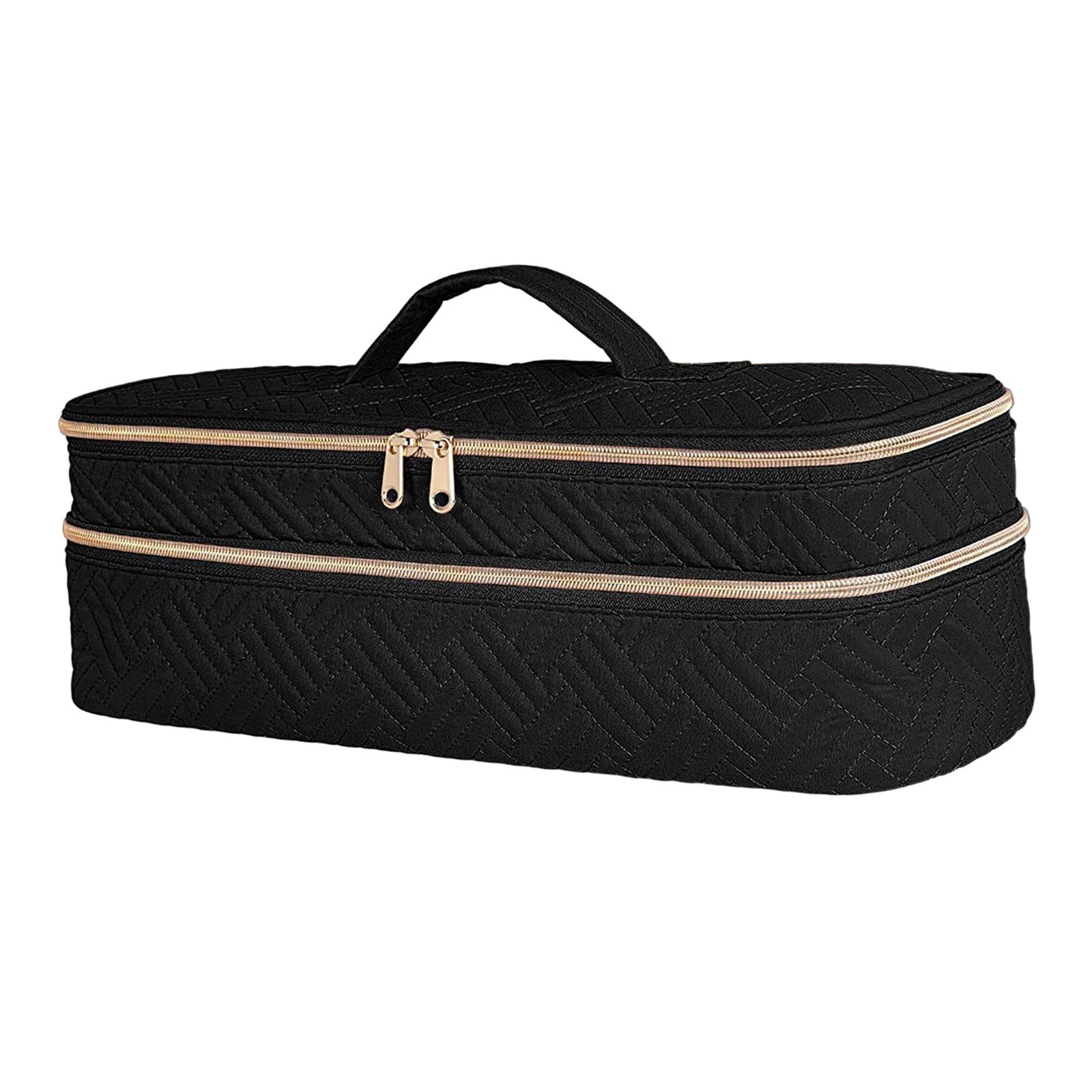 Travel Case Double Layer Professional Protection Anti Scratch Polyester Large Capacity Storage Box for A Step Hair Dryer Styler