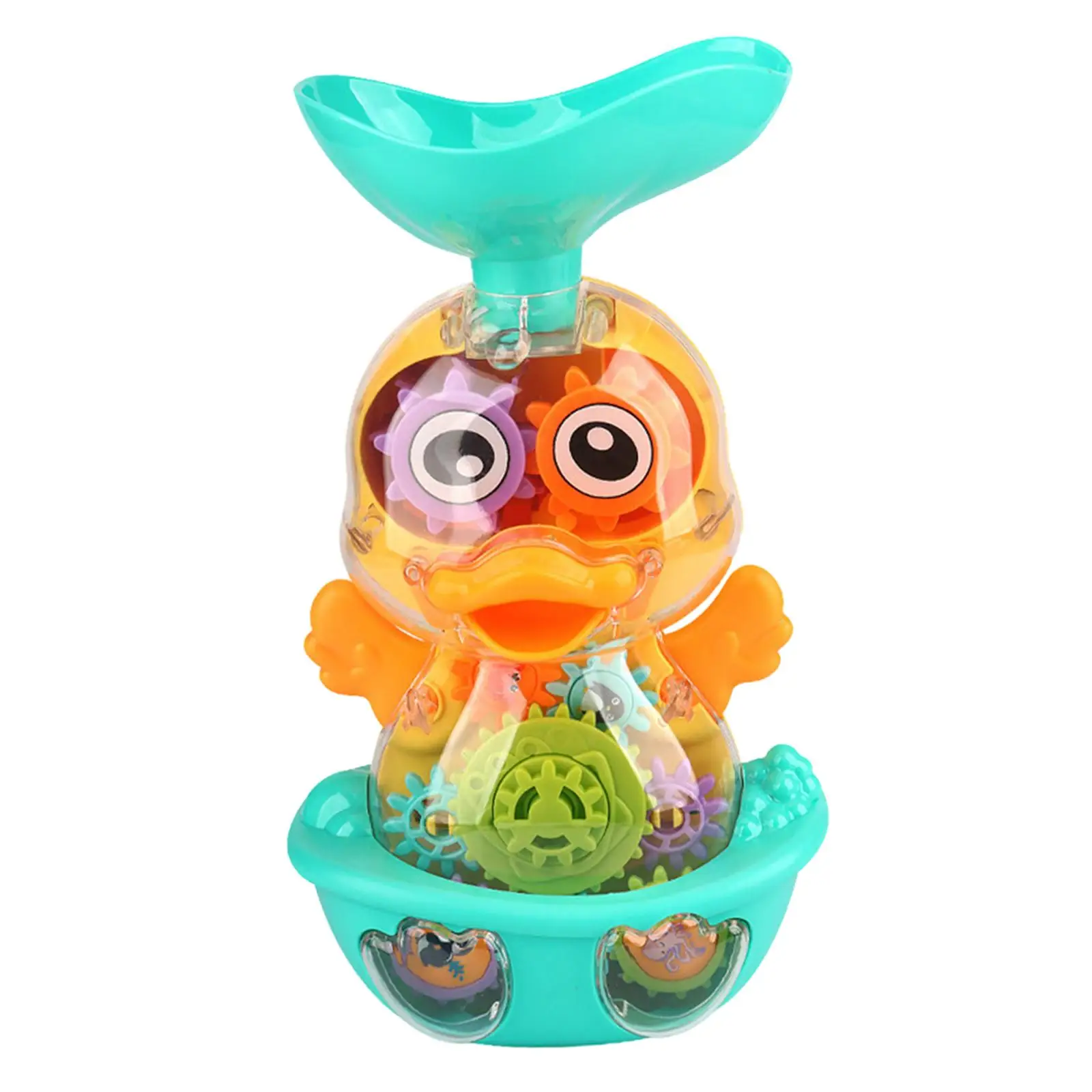 Bath Bathtub Toys Durable Developmental Gear Toy Interactive Toys Swimming Bath Toys Duck Spray Water Toy for Kids Holiday Gifts