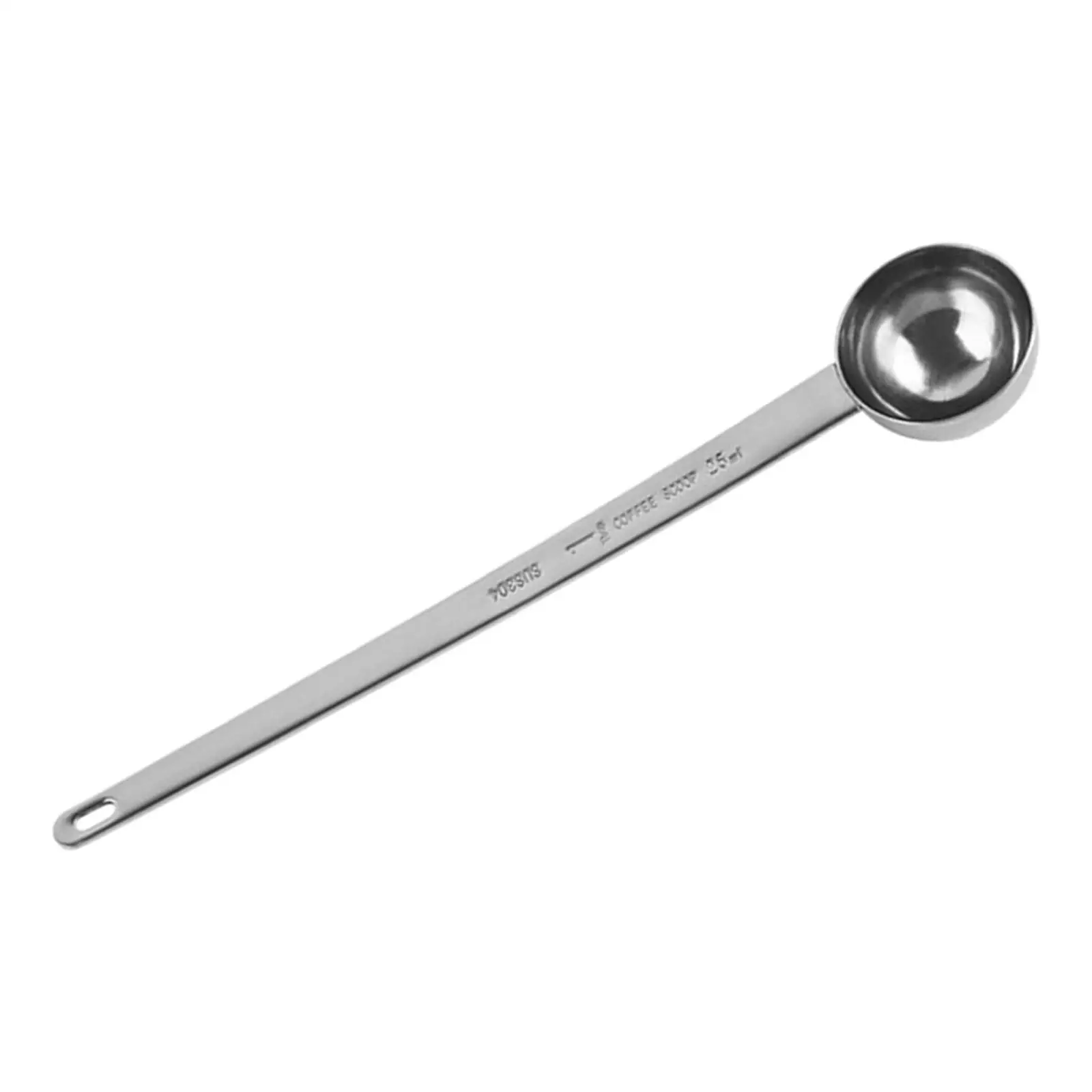 Coffee Spoon Long Handle Stainless Steel with Graduated Teaspoon Tea Milk Measuring for Baking and Cooking