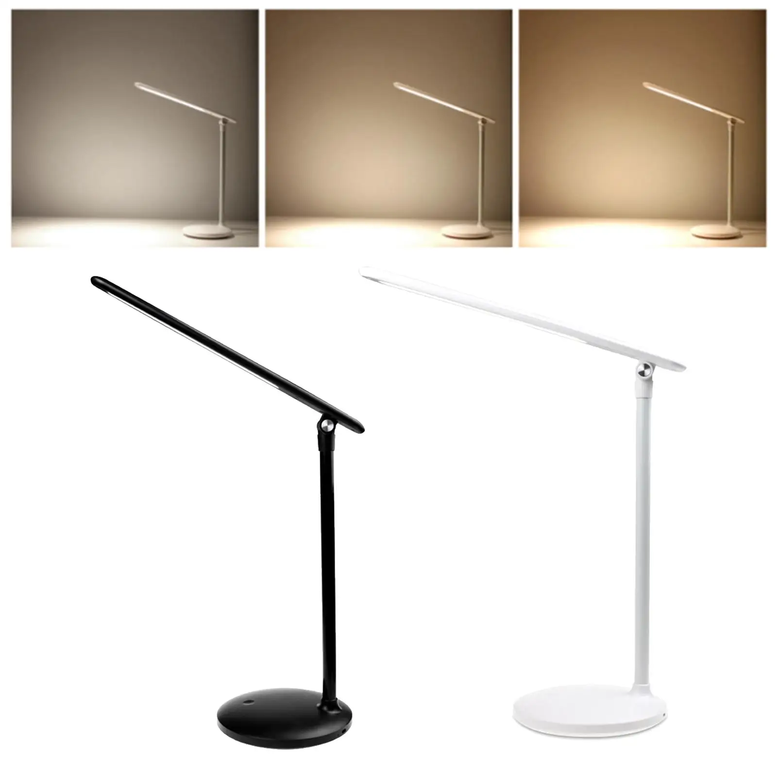 Dimmable Folded Adjustable USB Desk Lamp Table Desktop Night Light Flexible Bedroom Office Studying LED Lamps Eye Caring