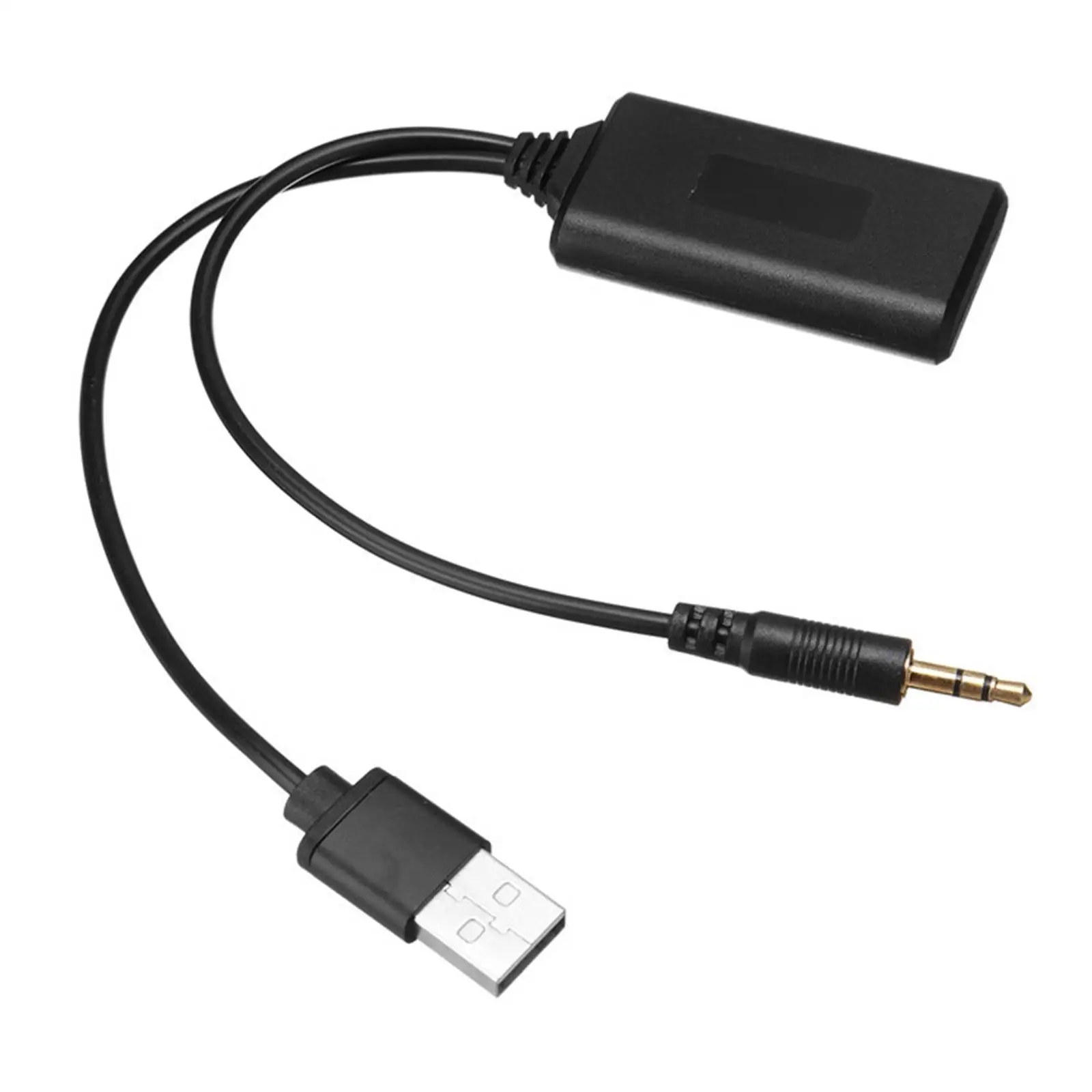 Bluetooth Compatible Music Player Receiver USB 3.5mm Plug AUX Music Audio Receiver for E90 E91 E93 Accessories Black