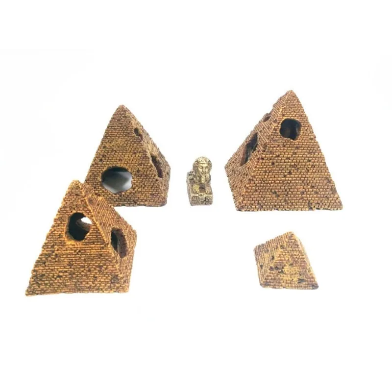 Title 5, 1PC Ägyptische Pyramiden Stein Höhle Ornament A...