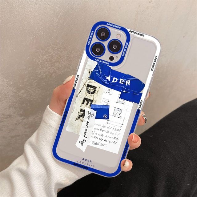 Korea A ADER Error Phone Case For iPhone 11 12 13 14 Mini Pro Max