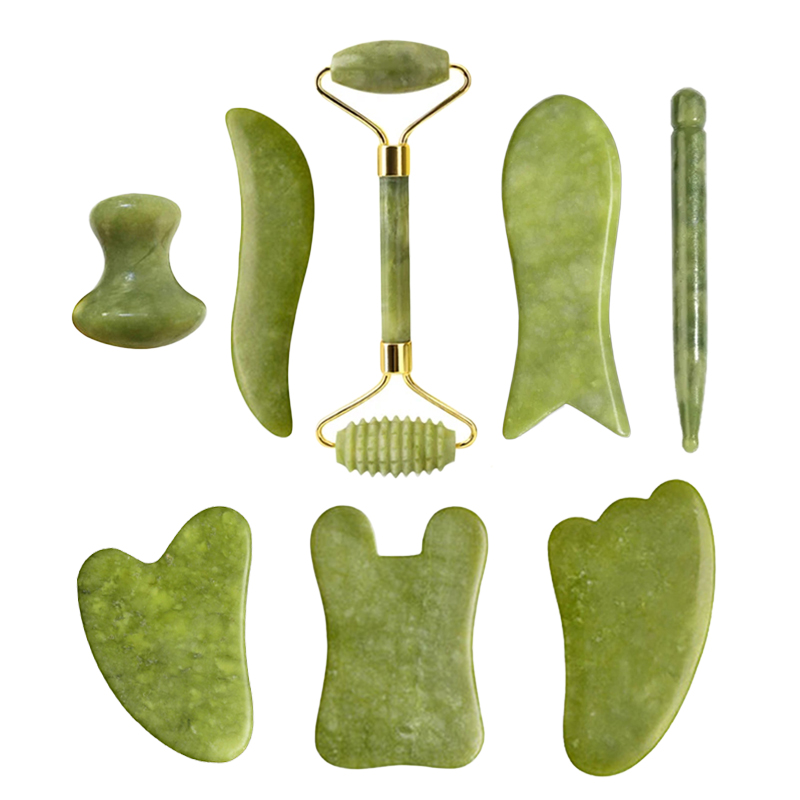 Best of 100% Natural Stone Gua Sha Board Set Jade Roller Massager Gouache Scraper Acupuncture Facial Lifting Spa Skin Care Beauty Tools Reviews & Tips