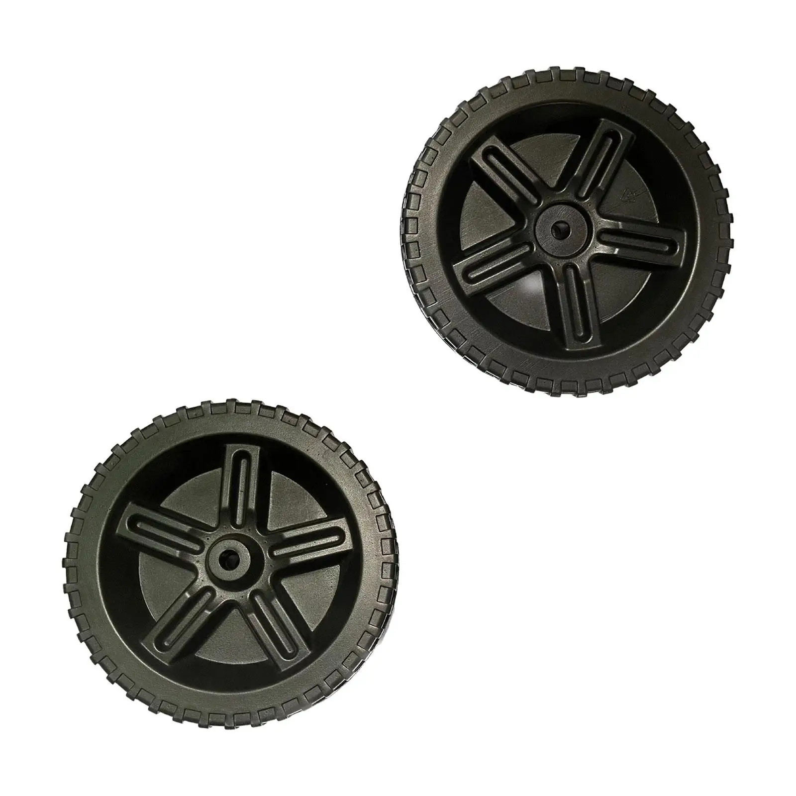 Grill Wheels Durable Dustproof Parts Spare Parts Easy Install 20x5cm Hole Diameter 1cm 2 Pieces Hand Truck Tires Replacement 8in