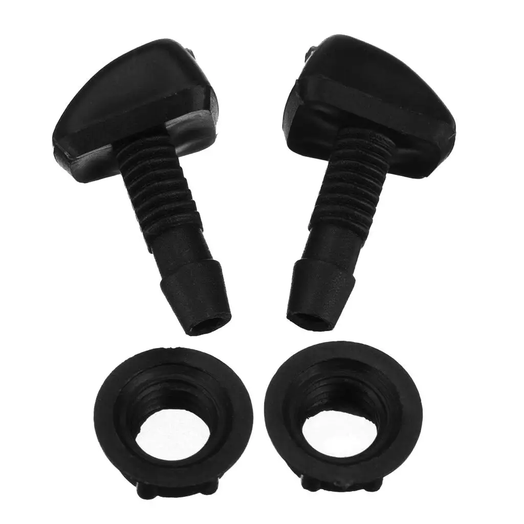 2x Car Front Windshield Wiper Washer Sprayer Nozzle Replacement Universal for Cars